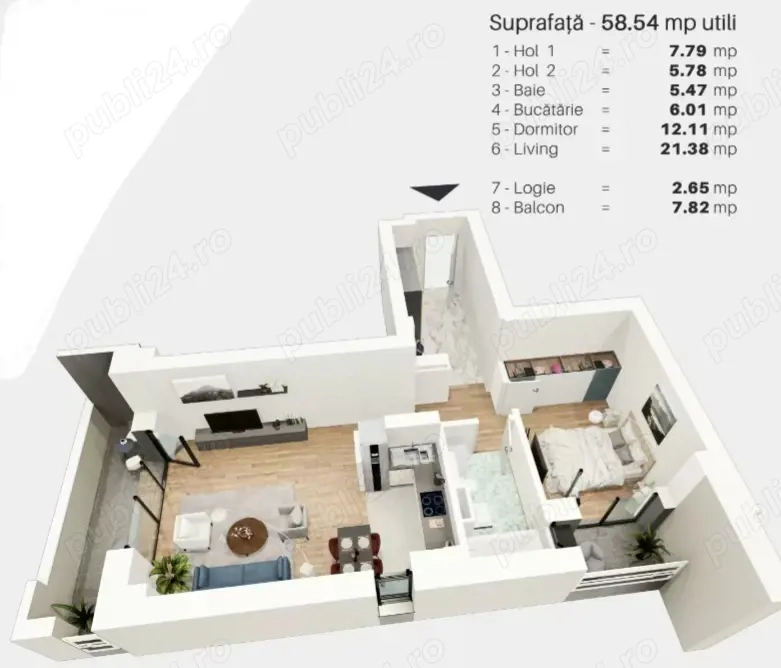Apartament 2 camere Calea Aradului - Image 9